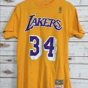 Mitchell & ness Shaq lakers tshirt size M